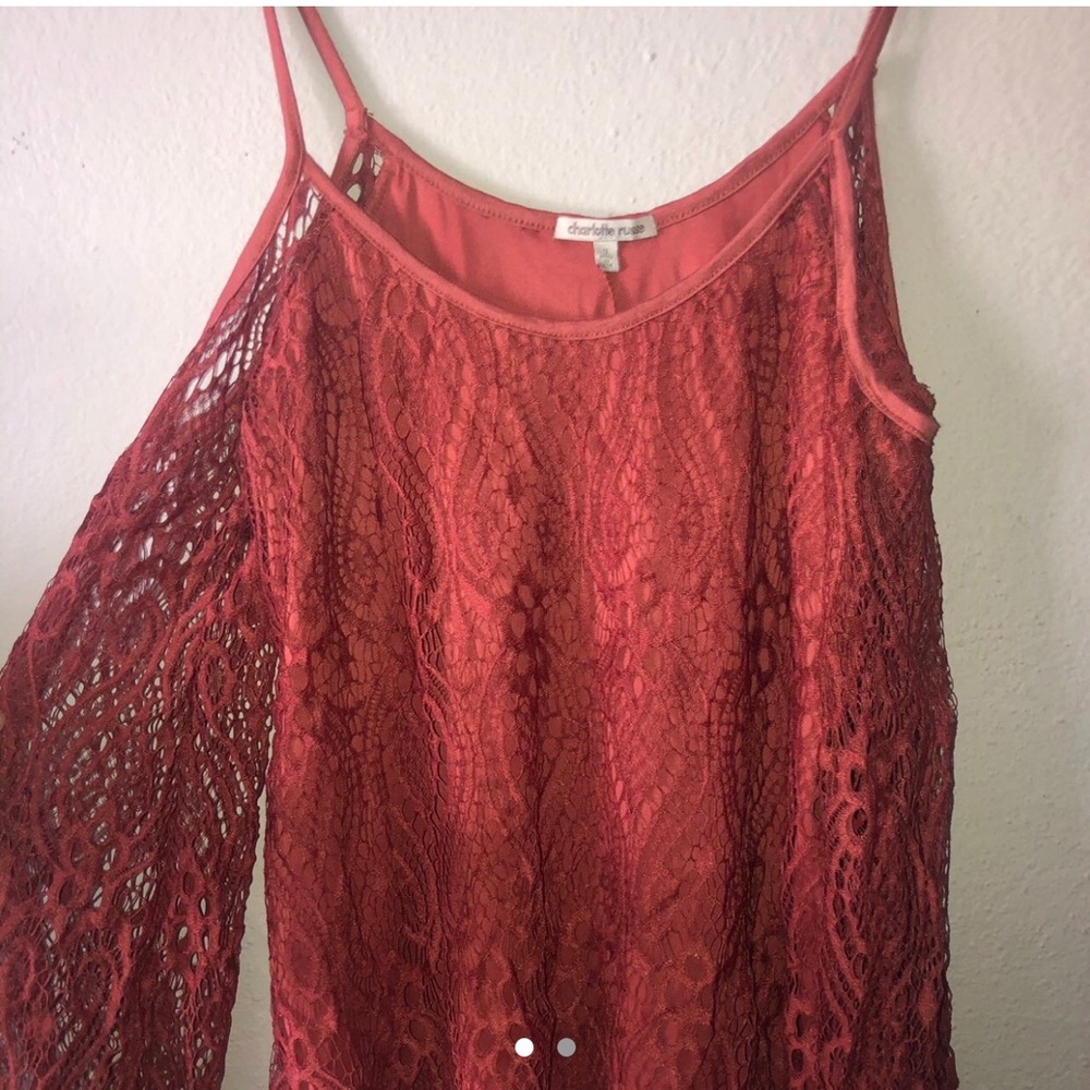 red blouse